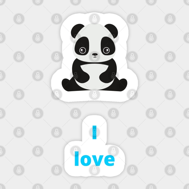 - Panda Sticker by PsyCave